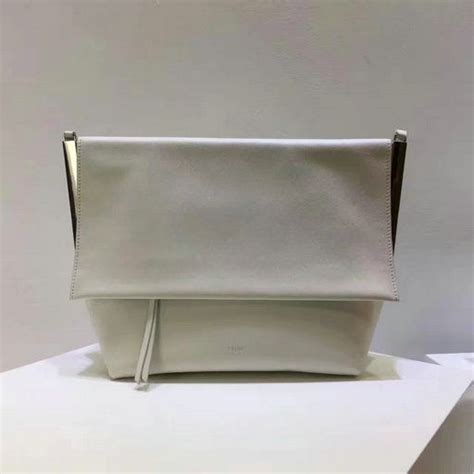 celine white clasp bag|Celine bag shoulder.